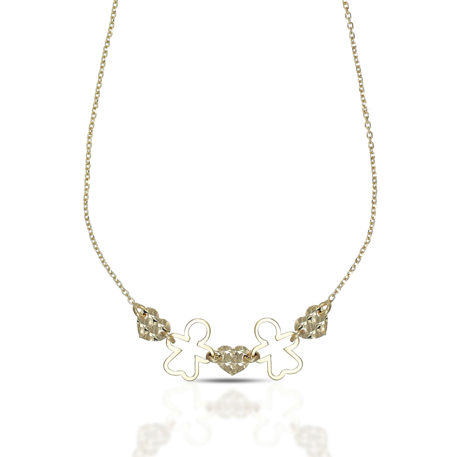 Collana da Donna con Bimbo e Bimba - Collezione My Joy