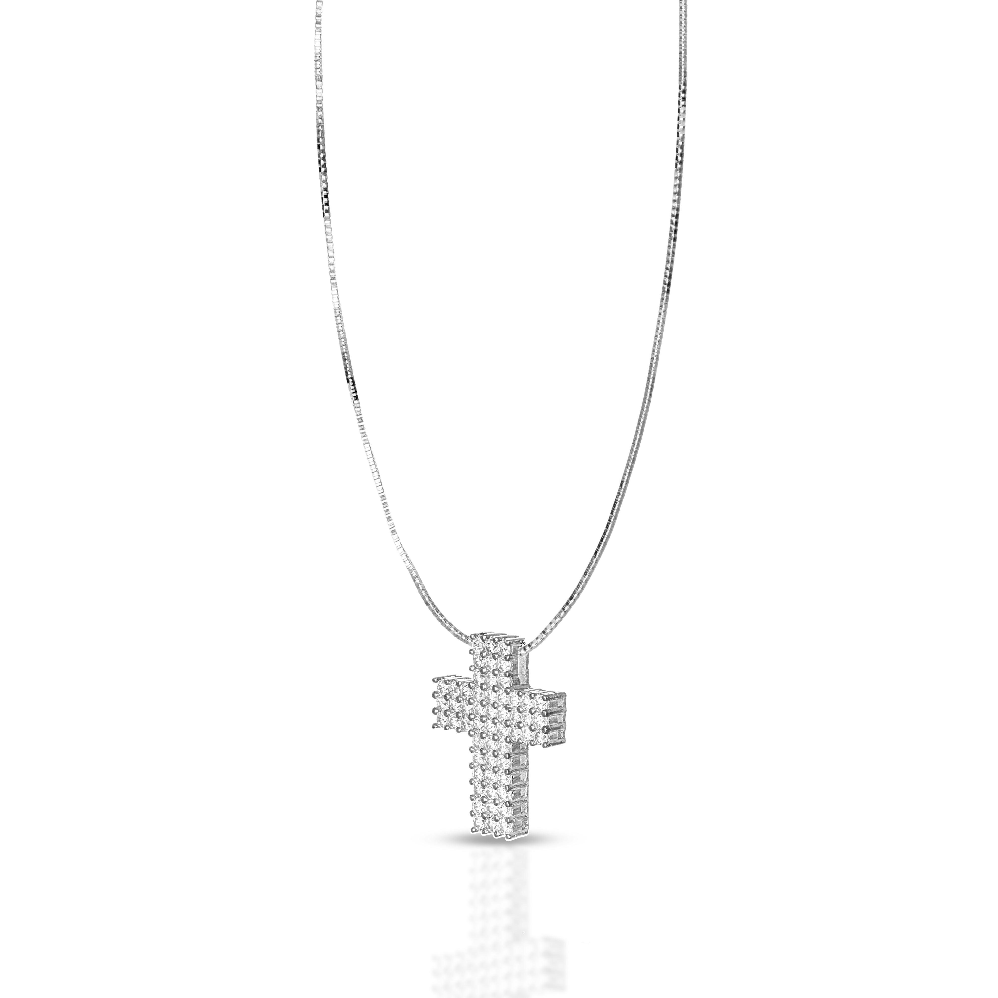 Collana da Uomo e da Donna con Croce Collezione Prisma