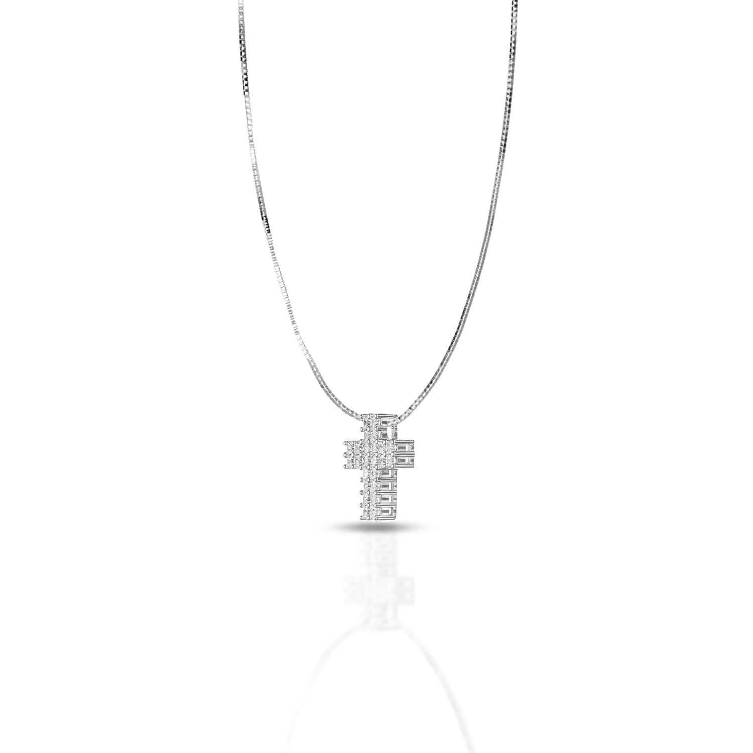 Collana da Uomo e da Donna con Croce Collezione Prisma - Petit