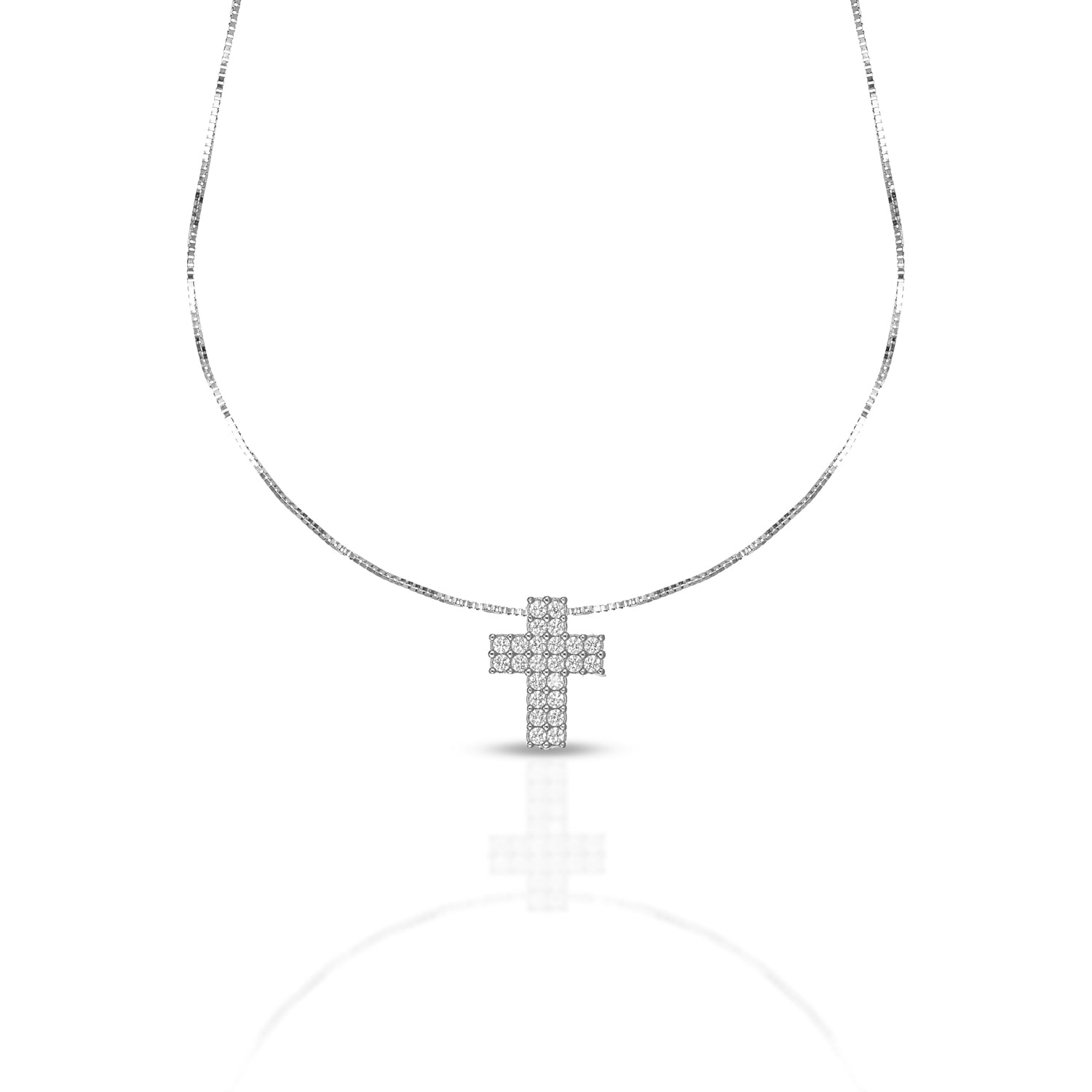 Collana da Uomo e da Donna con Croce Collezione Prisma - Petit