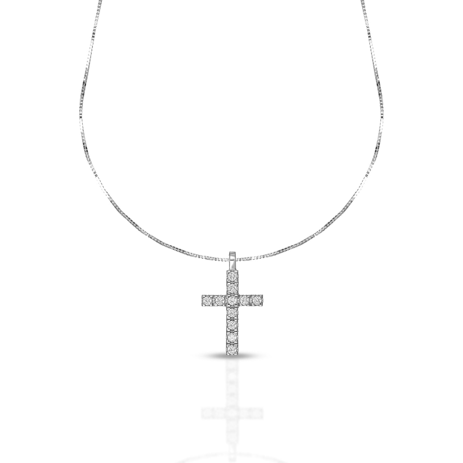 Collana da Uomo e da Donna con Croce Collezione Prisma - Mini