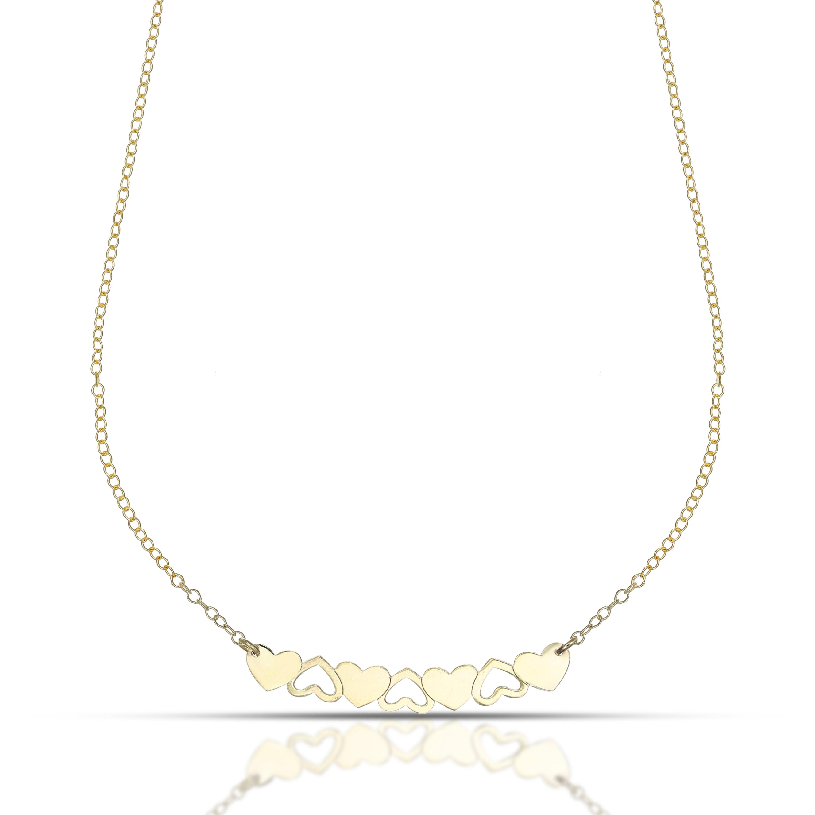 Collana da Donna con Cuoricini alternati