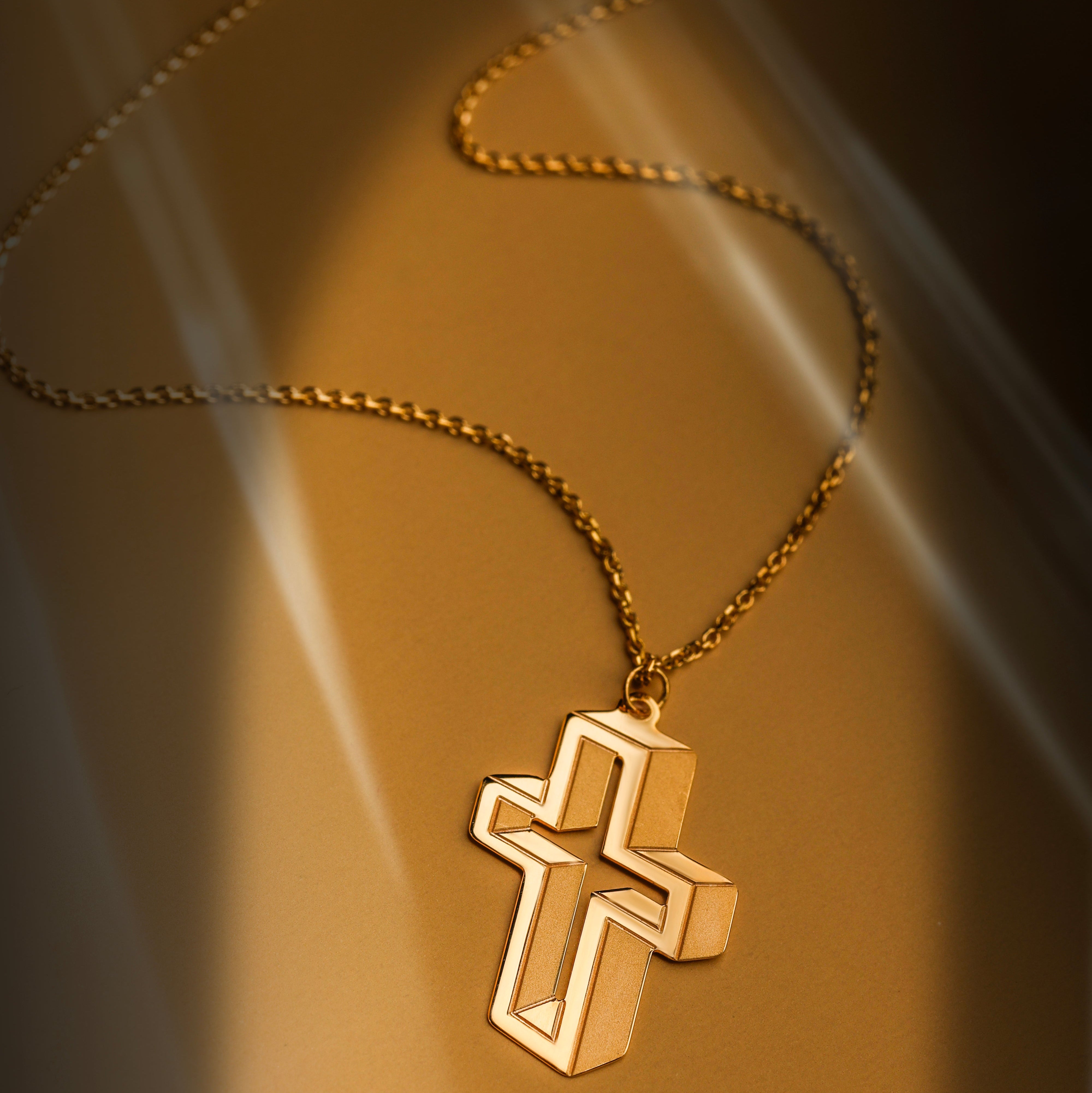 Collana da Uomo e da Donna con Croce Collezione Corpus Lux