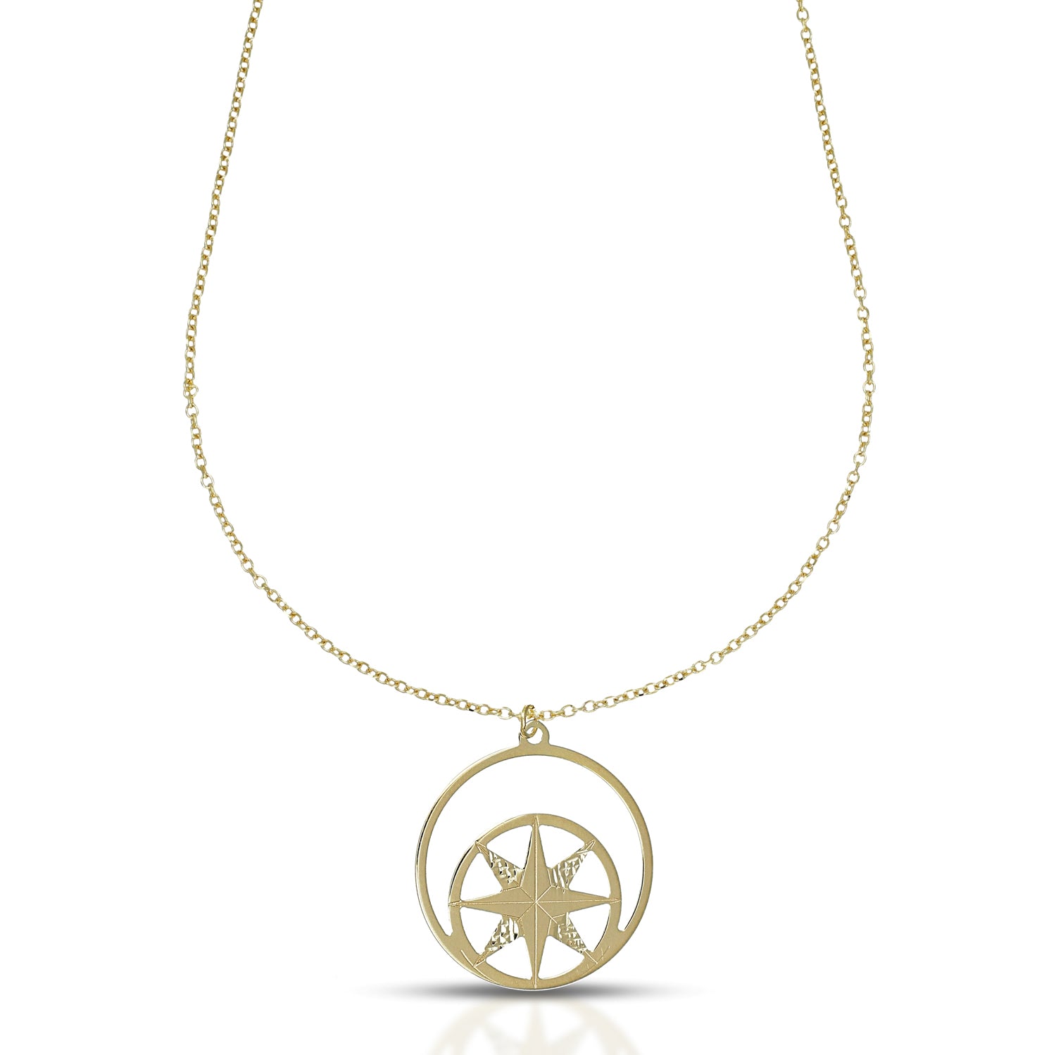 Collana da Uomo Collezione Zephyr con Rosa dei Venti