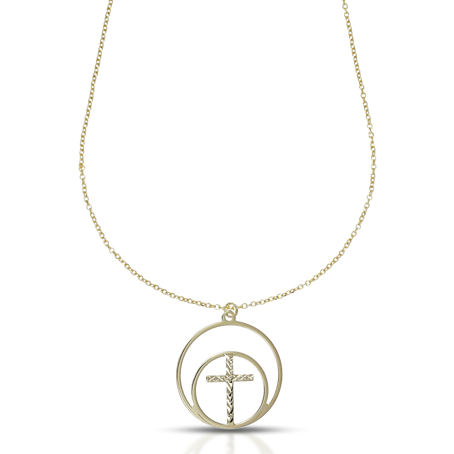 Collana da Uomo con Croce Collezione Corpus Lux