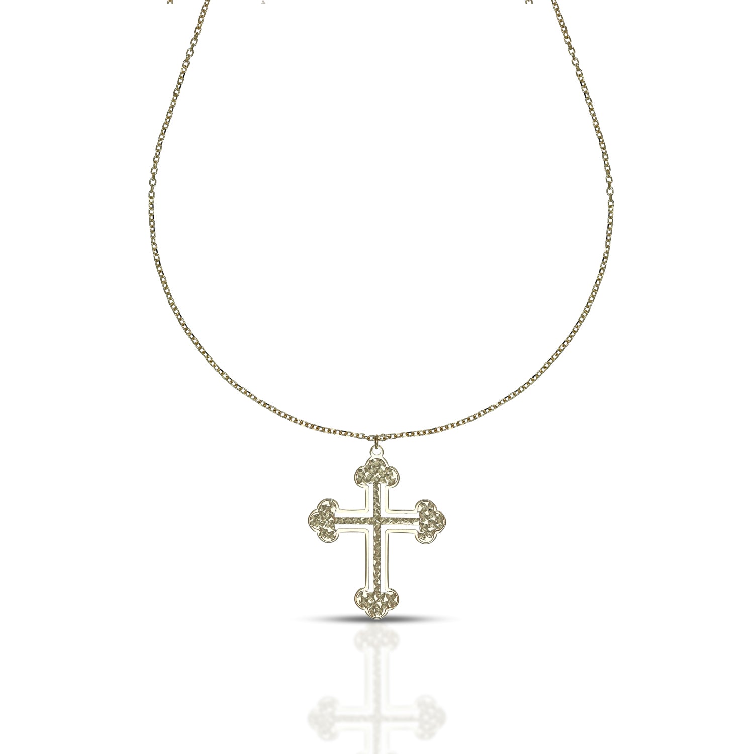 Collana da Uomo con Croce Collezione Corpus Lux