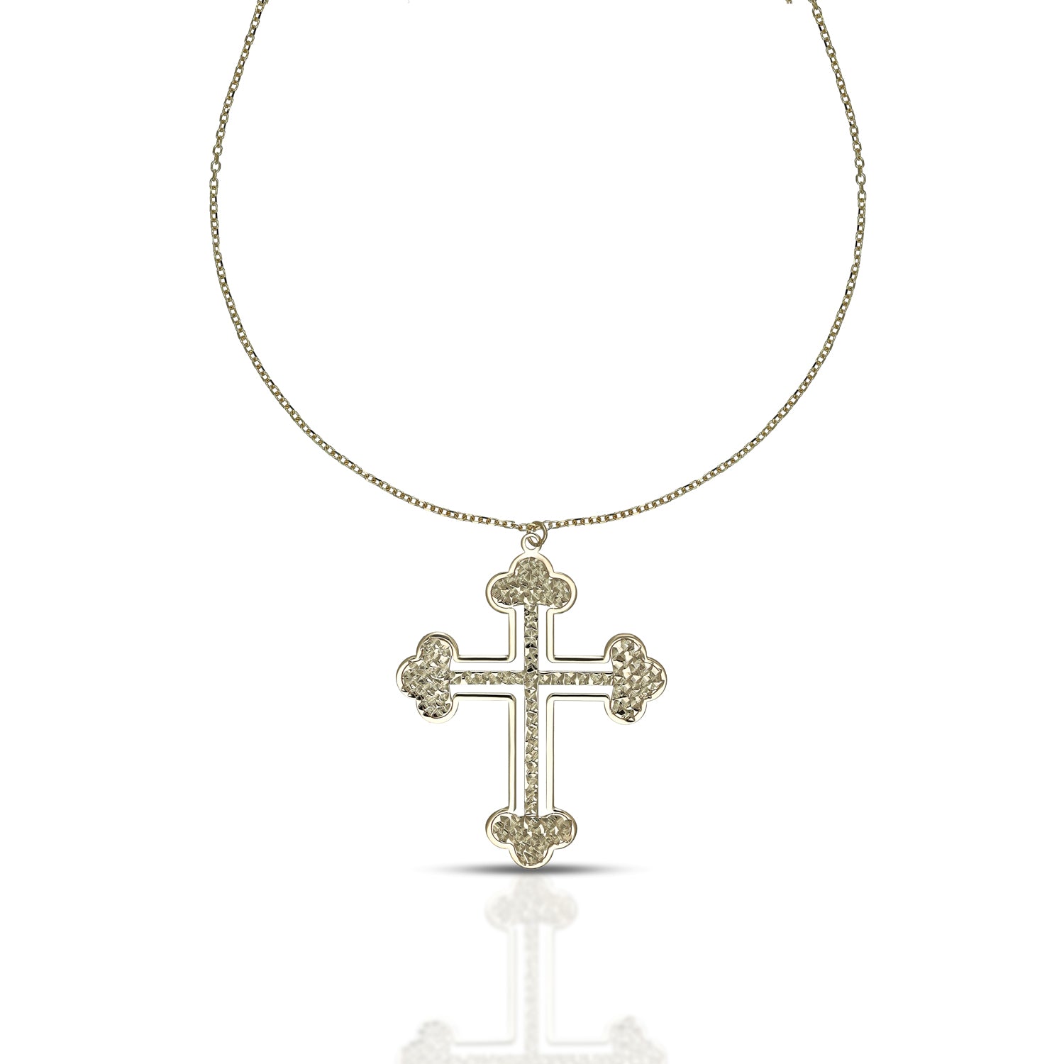 Collana da Uomo con Croce Collezione Corpus Lux