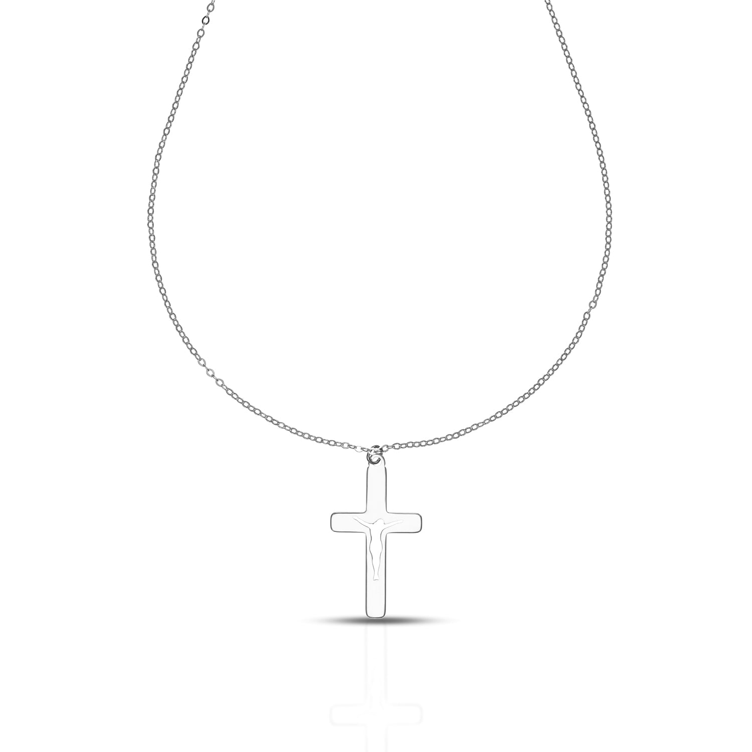Collana da Uomo con Croce Collezione Corpus Lux