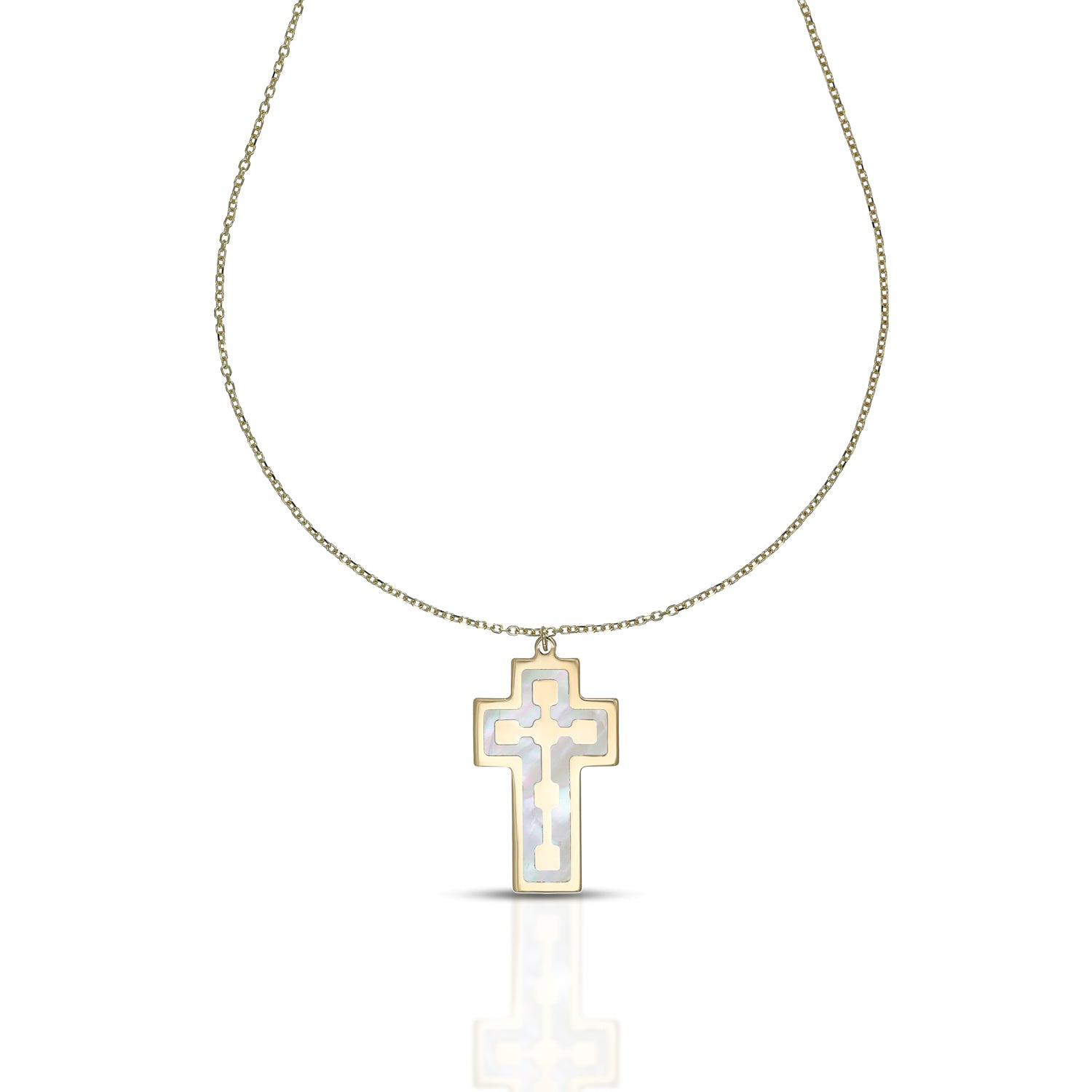 Collana da Uomo con Croce Collezione Corpus Lux