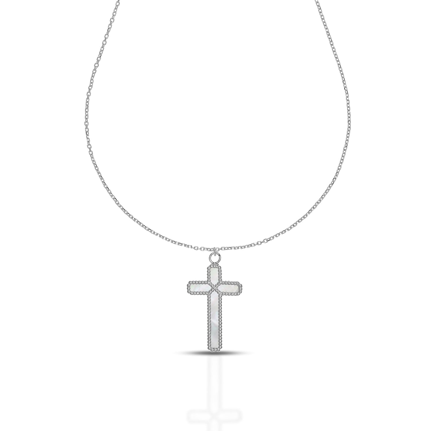 Collana da Uomo e da Donna con Croce Double Face Collezione Corpus Lux