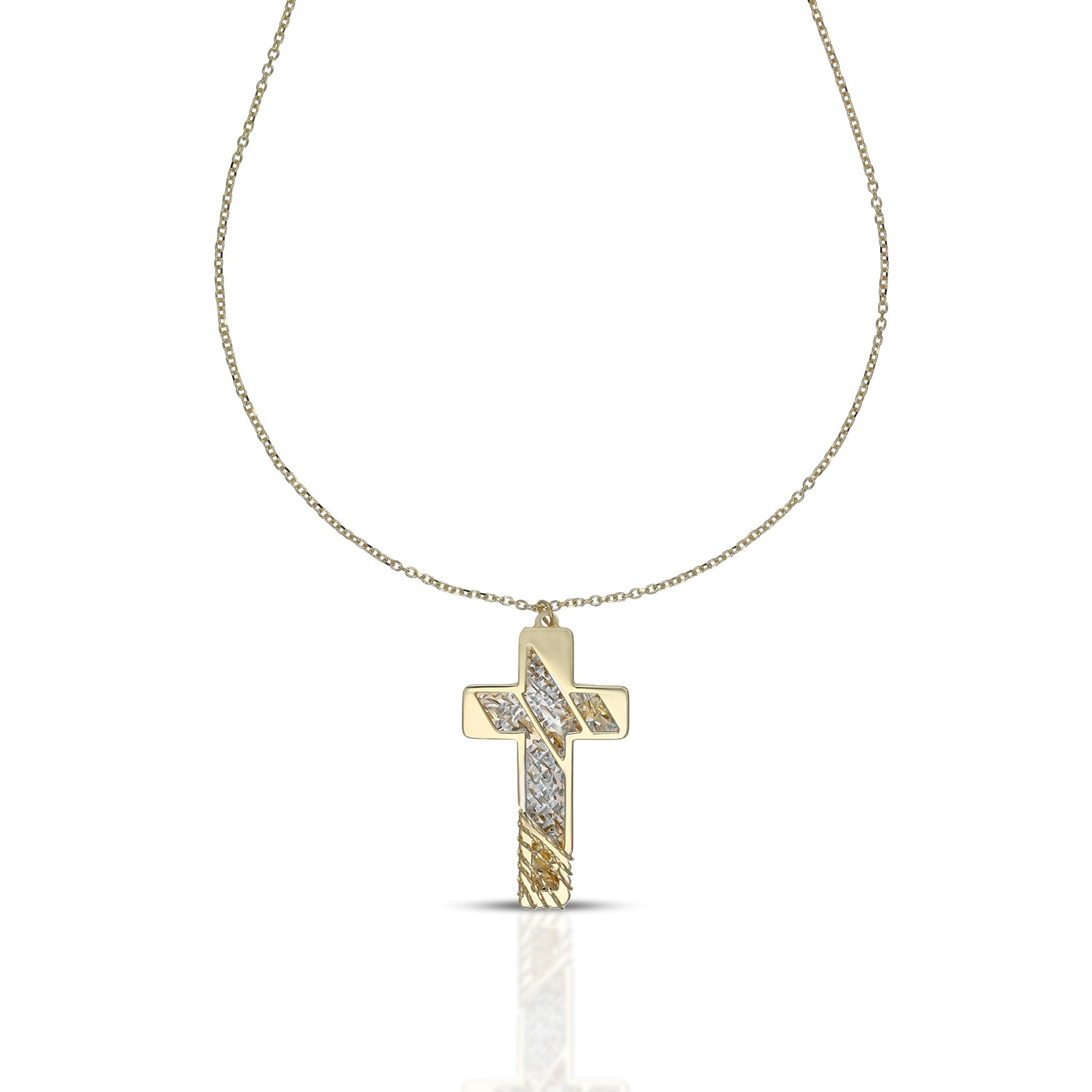 Collana da Uomo e da Donna con Croce Collezione Corpus Lux