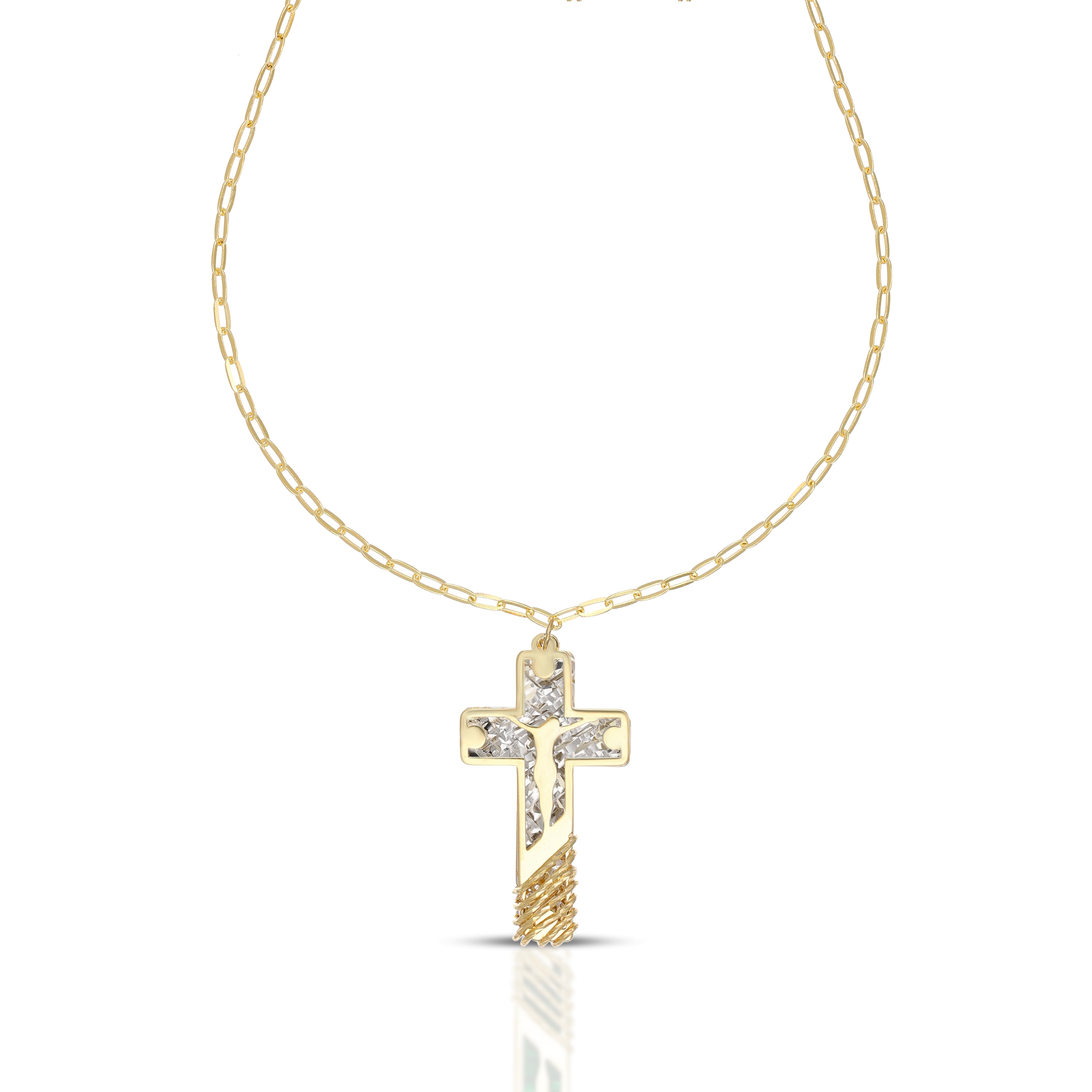 Collana da Uomo e da Donna con Croce e Cristo - Corpus Lux