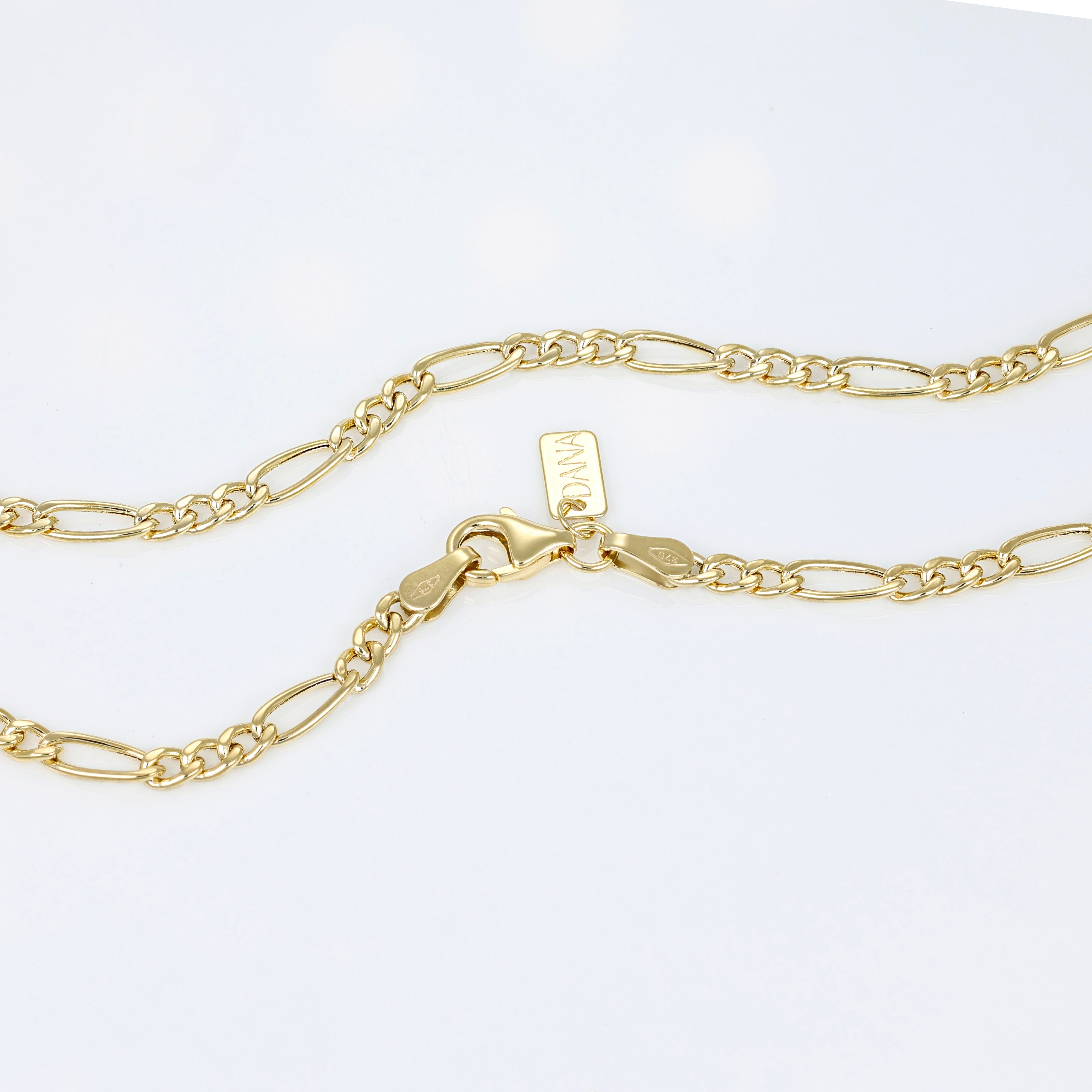 Bracciale da Uomo "Collezione Timeless" - Figaro 3+1