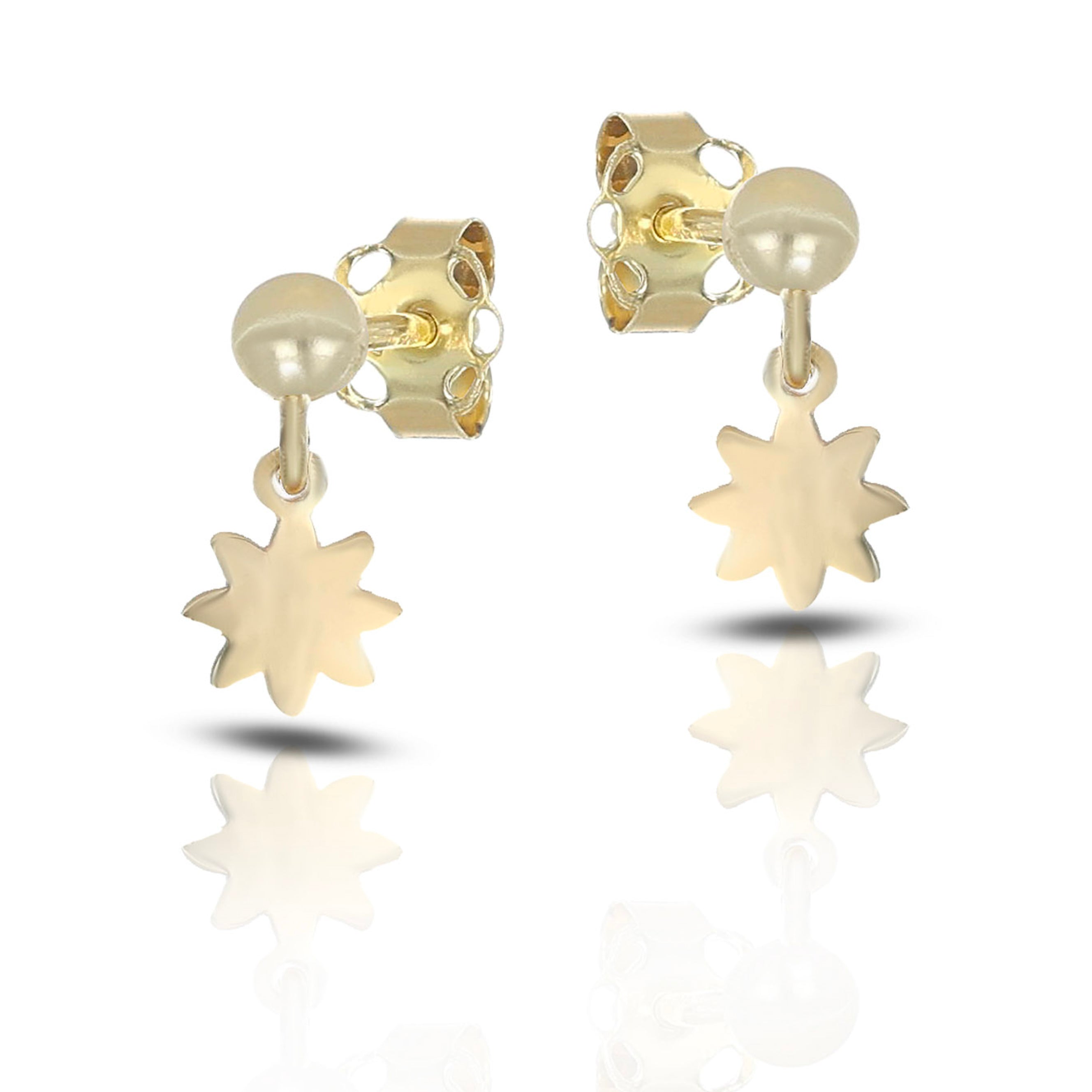 Orecchini Baby pendenti con sole