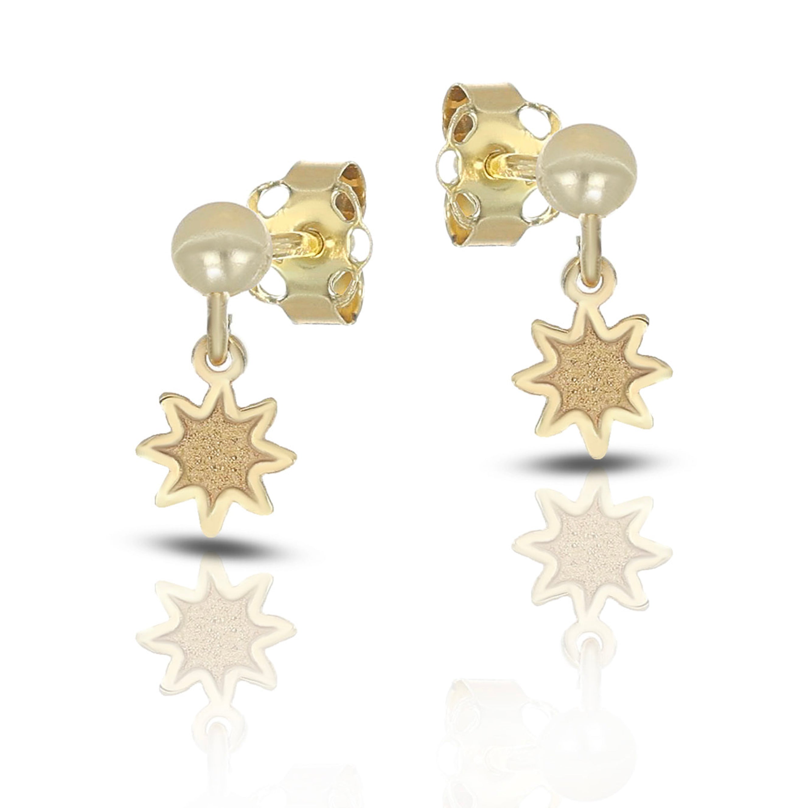 Orecchini Baby pendenti con sole