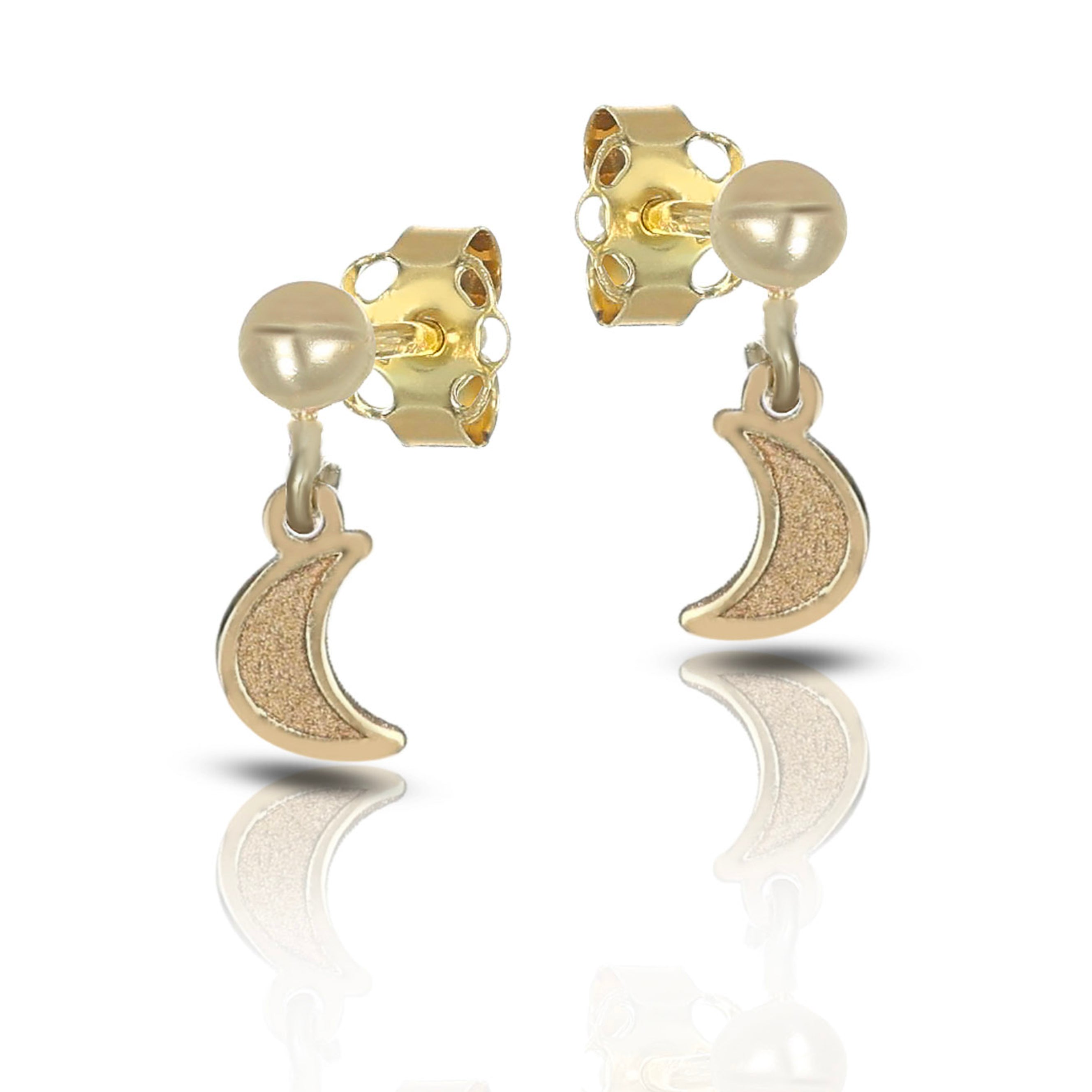 Orecchini Baby pendenti con luna