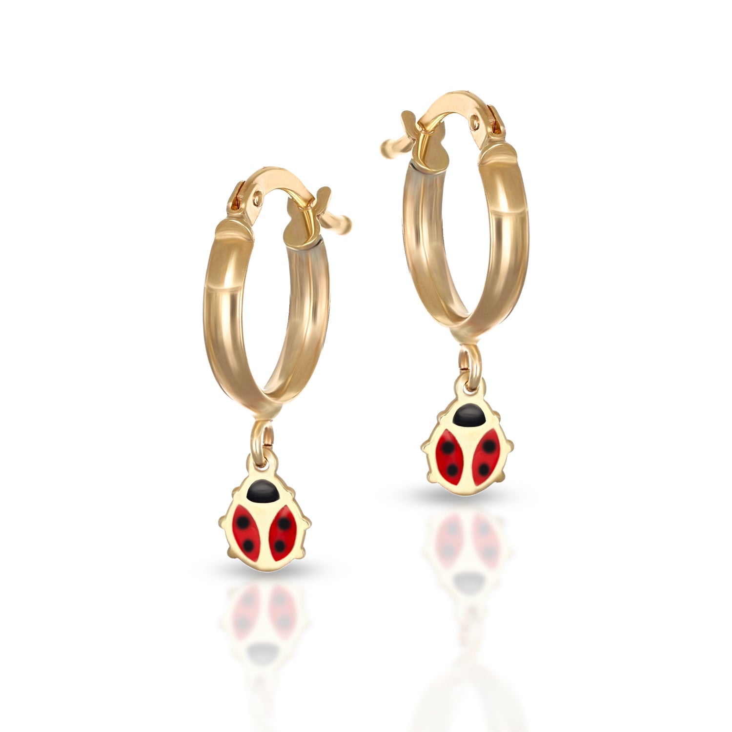 Orecchini Baby a cerchio Collezione Brillì - Coccinella