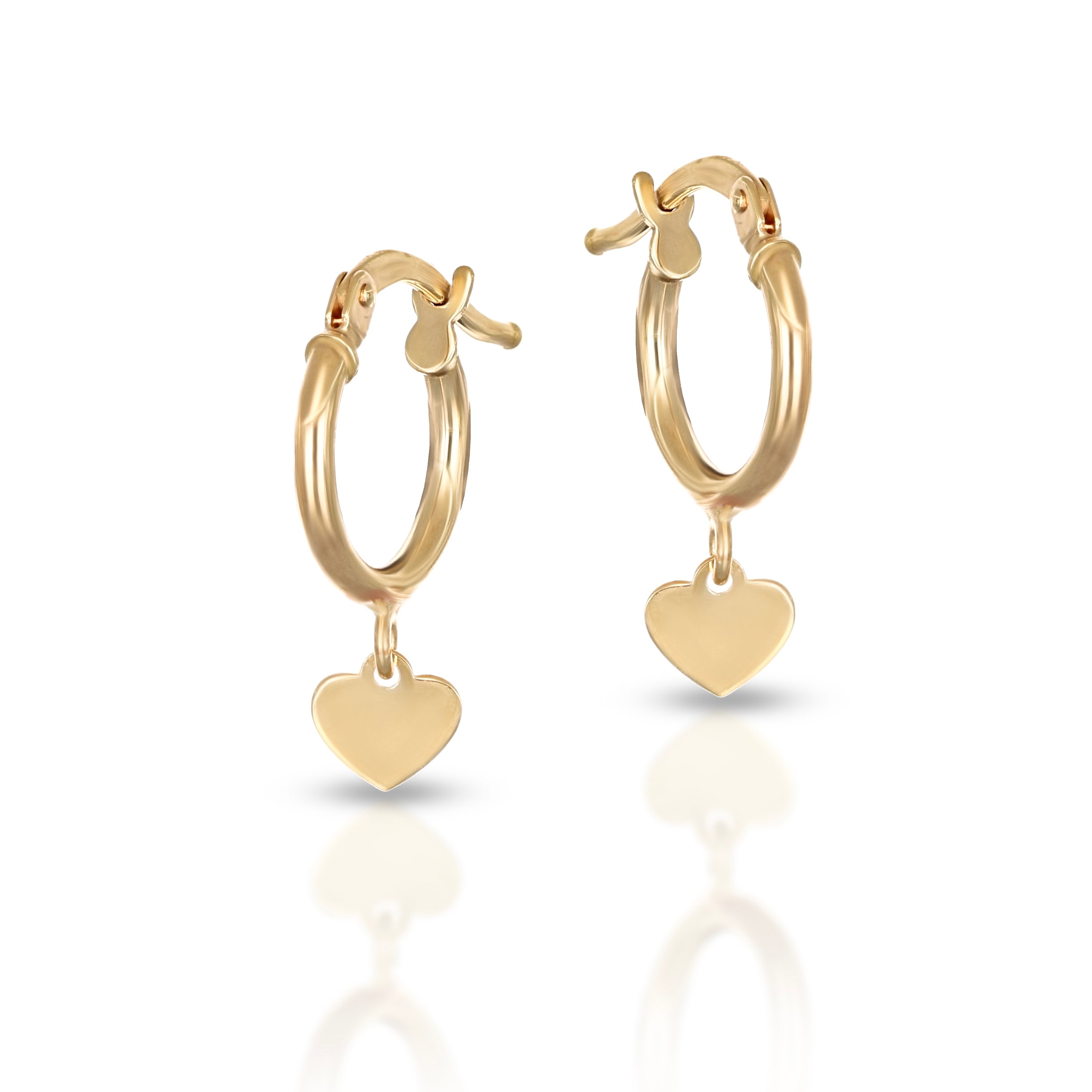 Orecchini Baby a cerchio Collezione Brillì - Cuore