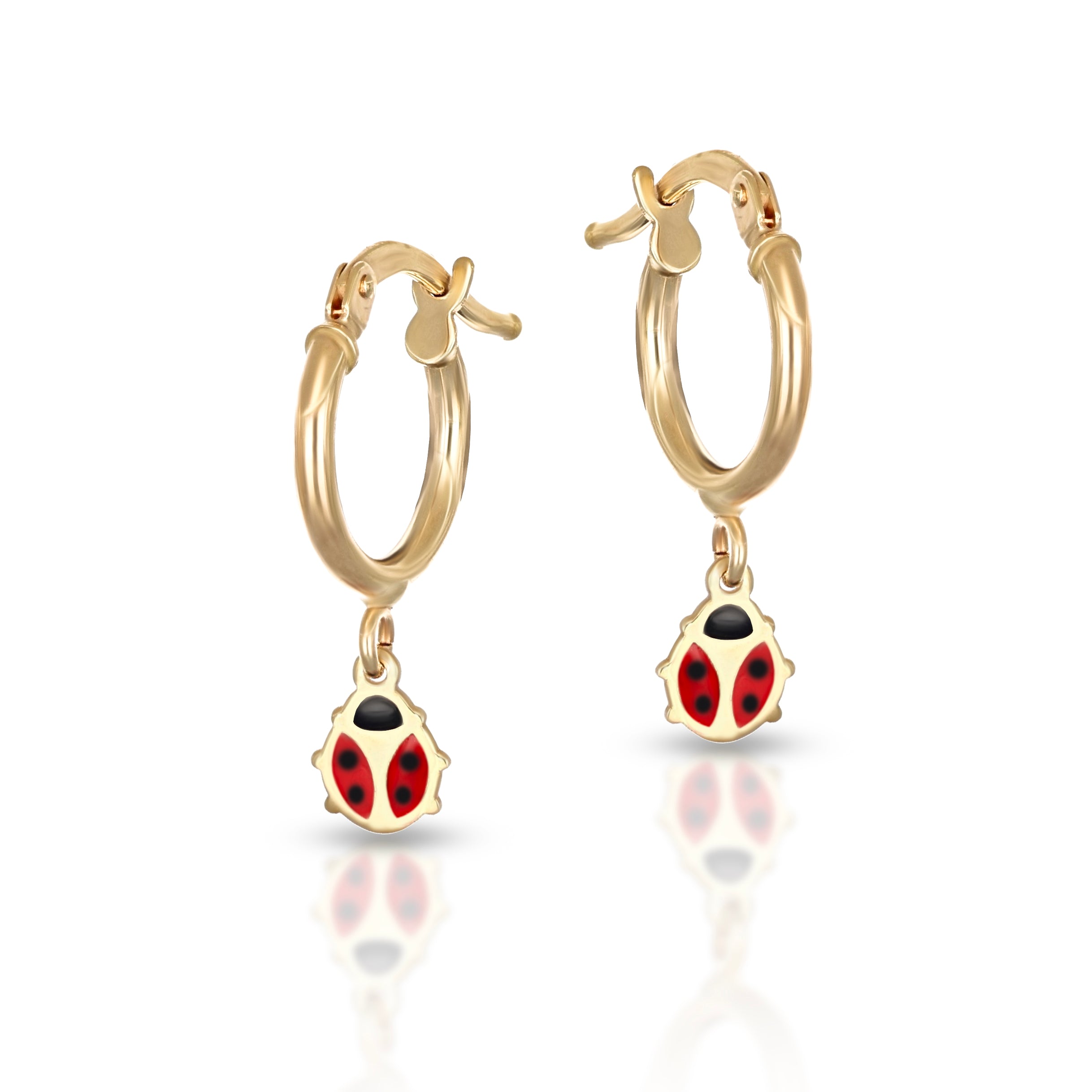 Orecchini Baby a cerchio Collezione Brillì - Coccinella