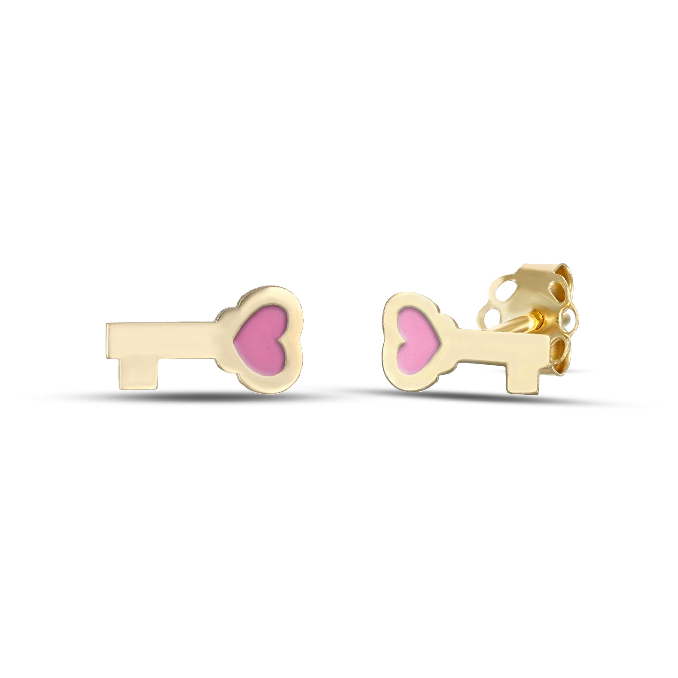 Orecchini a lobo da Donna LoveKey con chiave traforata