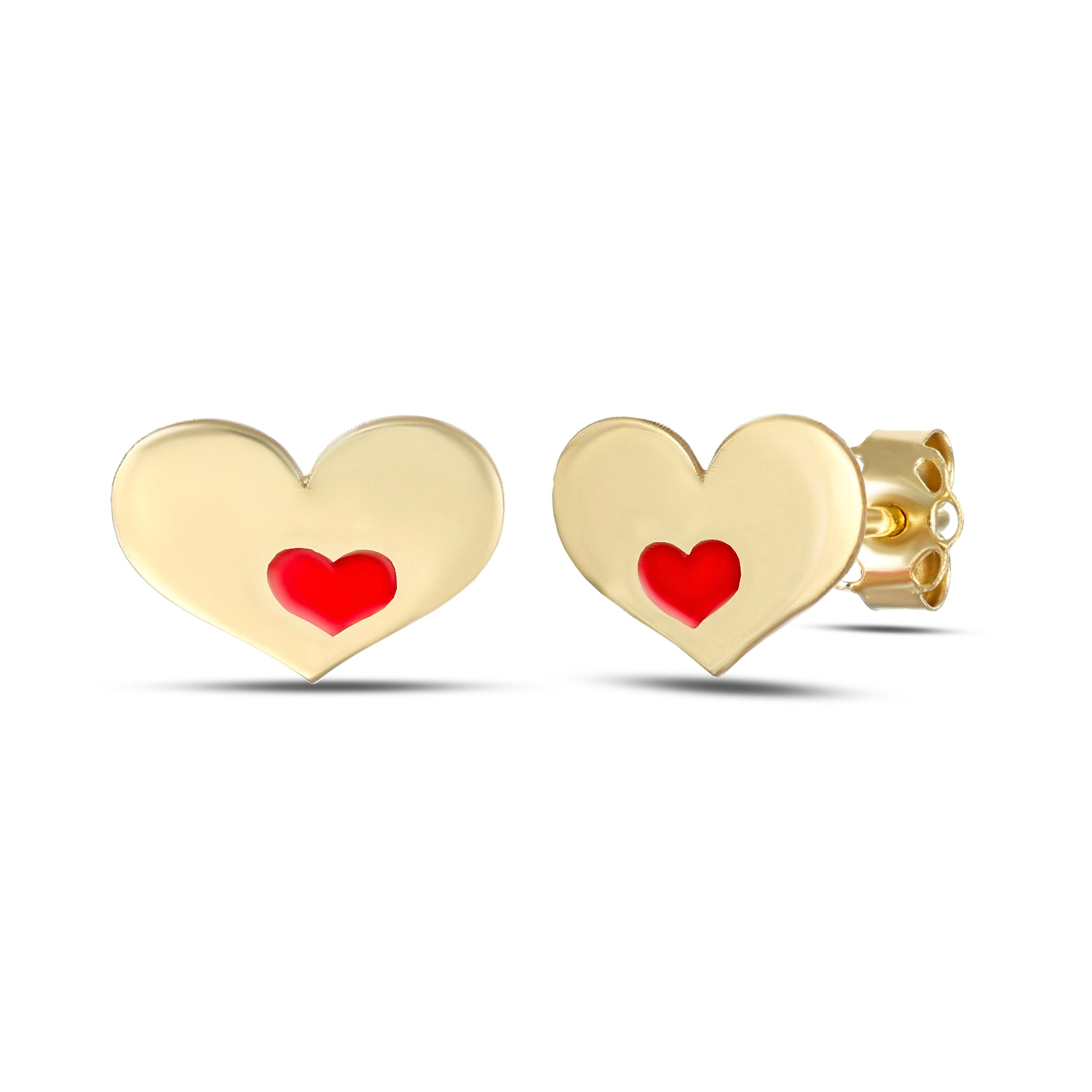 Orecchini a lobo da Donna con Cuore