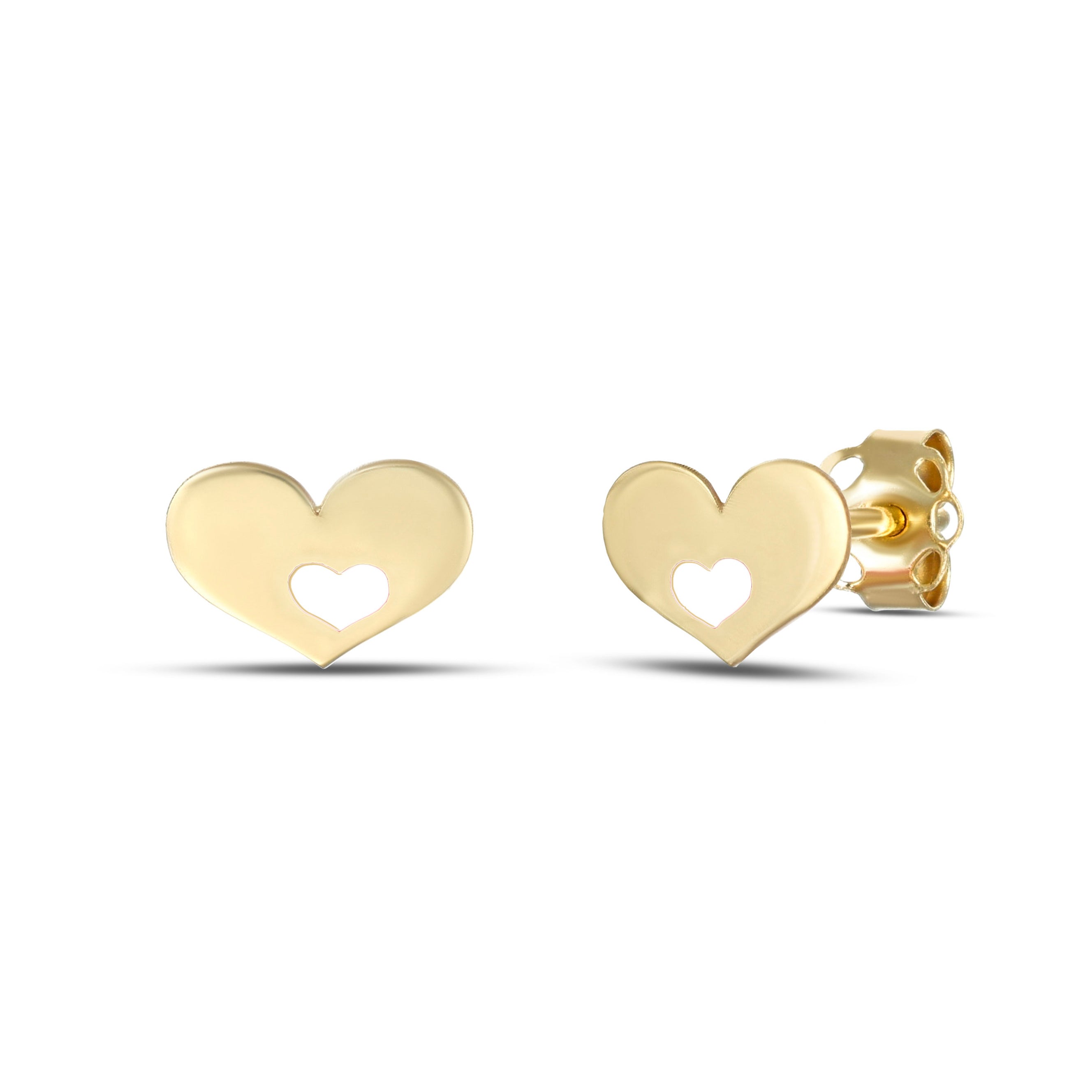 Orecchini a lobo da Donna con Cuore