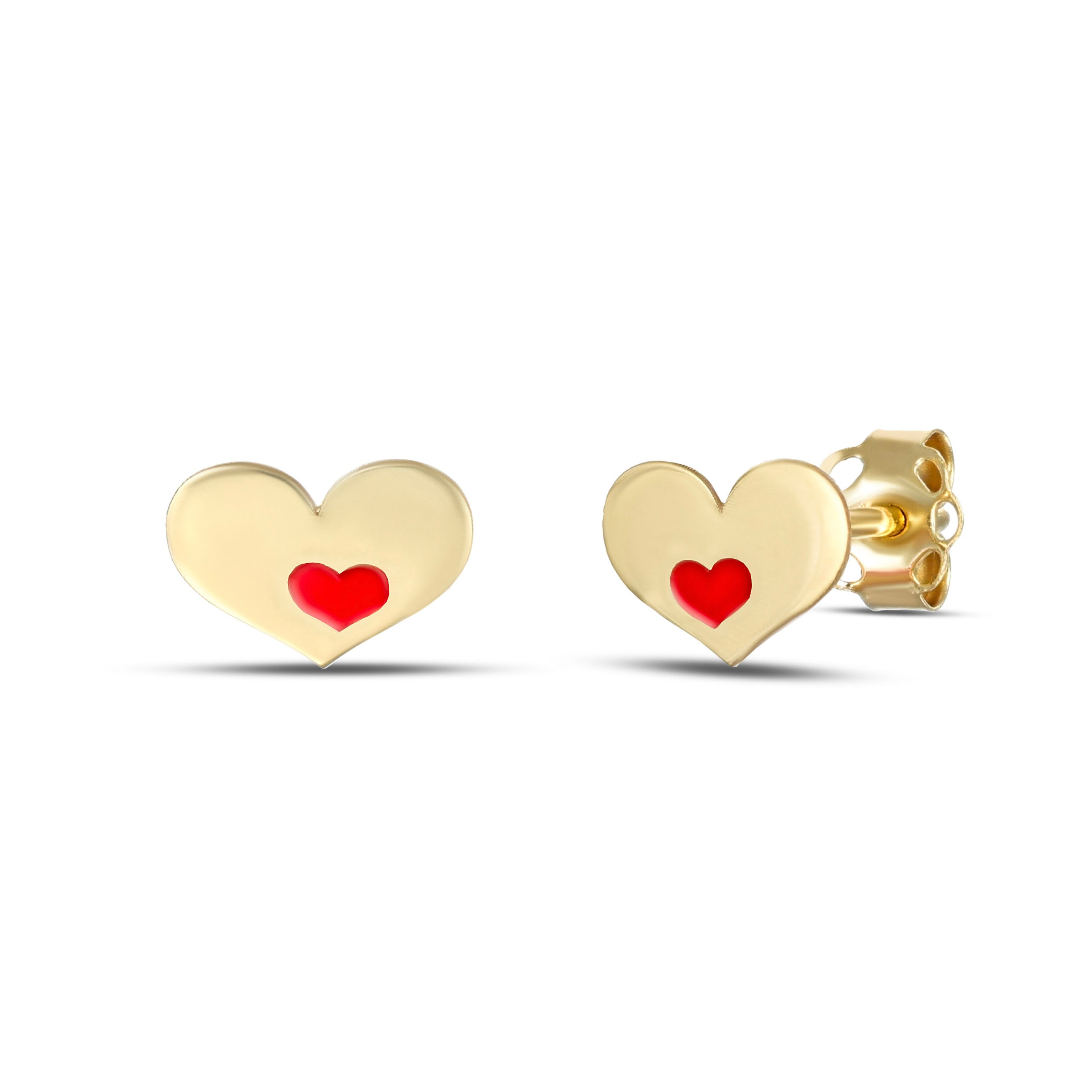 Orecchini a lobo da Donna con Cuore
