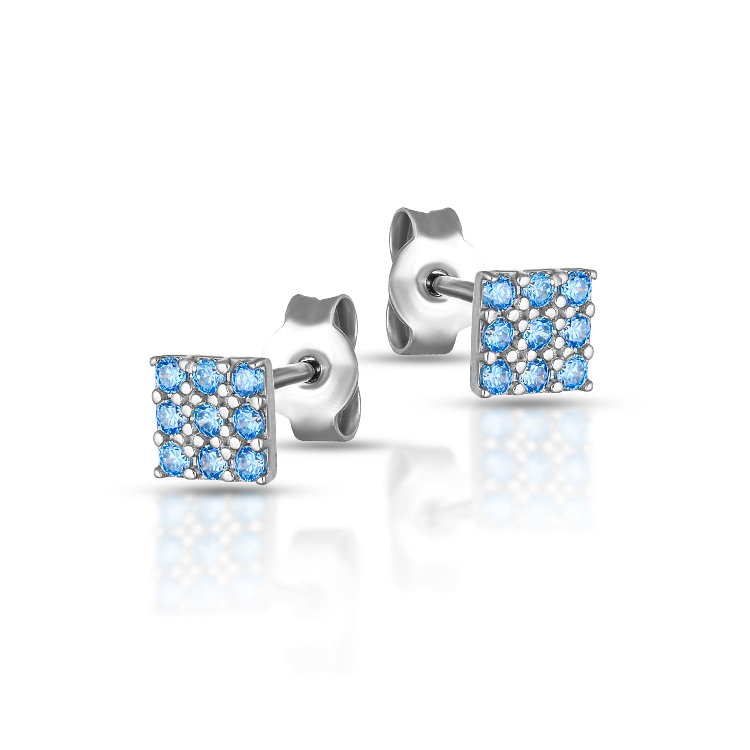 Orecchini da Donna a lobo Collezione Jolie - Quadrato