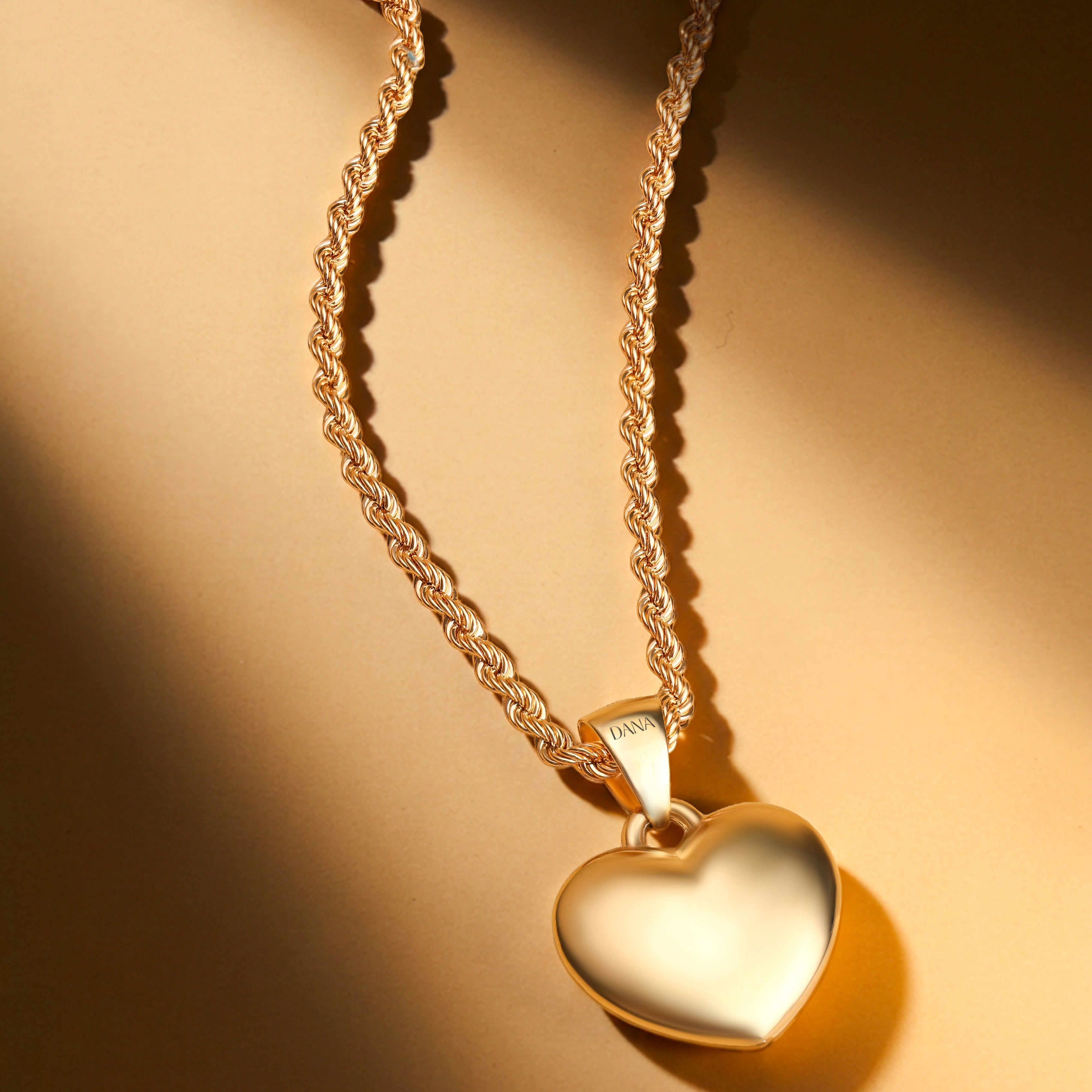 Pendente da Donna con Cuore Bombato - Collezione Iconica