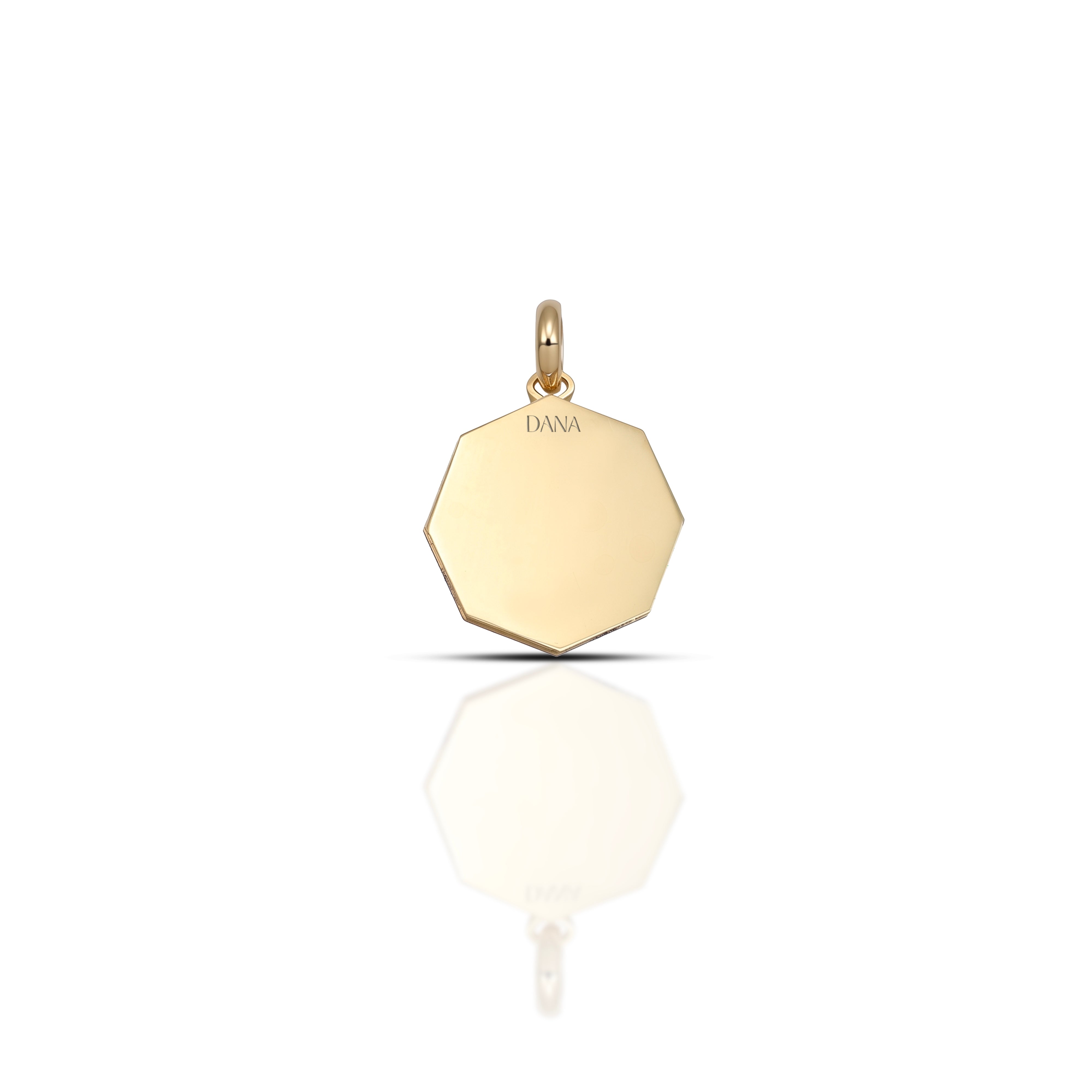 Pendente da Uomo, di forma ottagonale, con rosa dei venti - Collezione Meridian